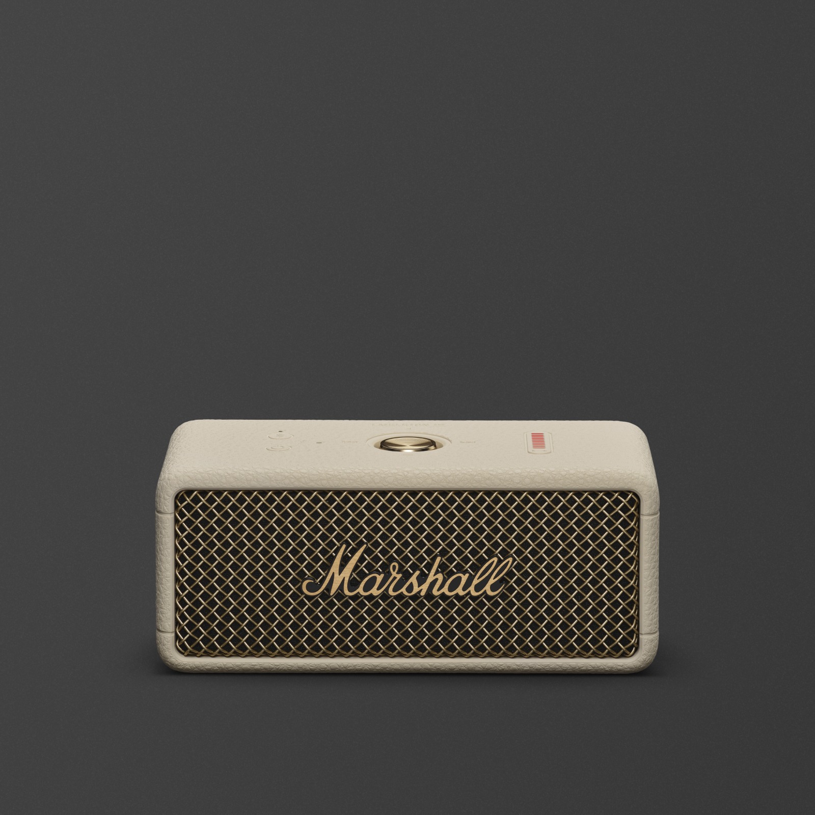 Marshall Emberton II Cream tragbarer Bluetooth-Lautsprecher.