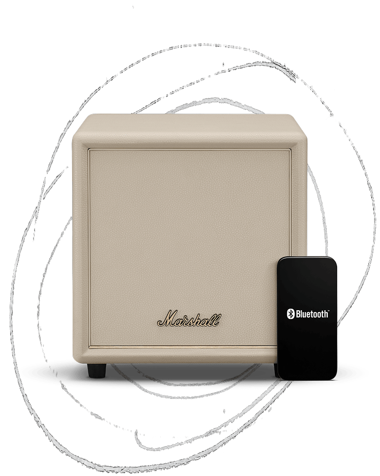 Heston Sub 200 Black - ワイヤレスサブウーファー | Marshall.com