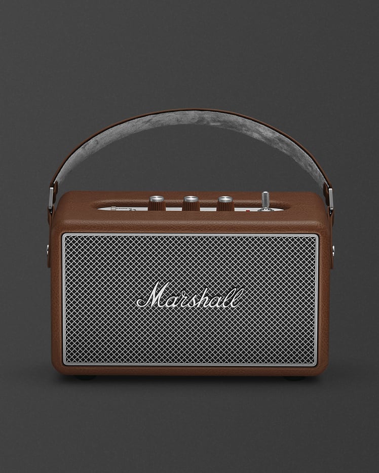 Marshall KILBURN Bluetooth スピーカー Kilburn II Black and Brass - ポータブルスピーカー | Marshall.com
