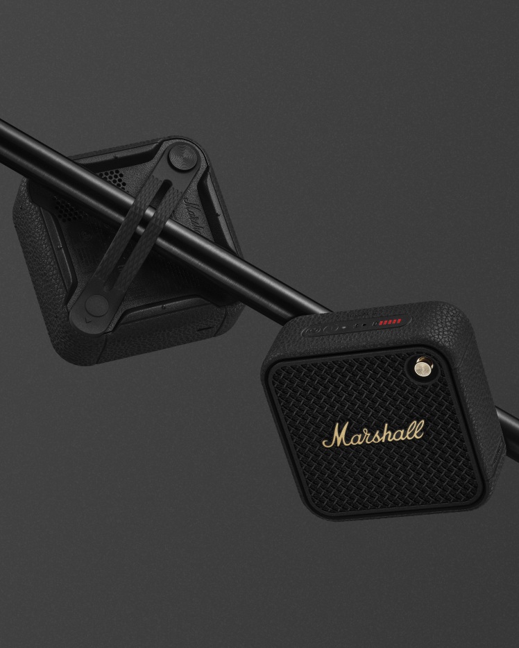 Marshall Willen Portable Bluetooth Speaker - Black & popular Brass