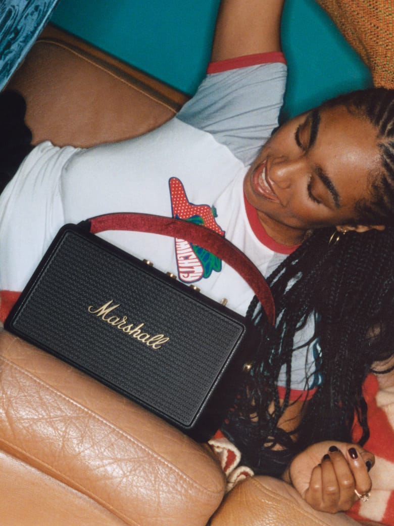 Portable Bluetooth speaker with 50+ hours of playtime | Marshall.com