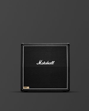 Diseño del panel frontal del 1960A 4x12 Angled Cabinet en la página de artículos de apoyo.