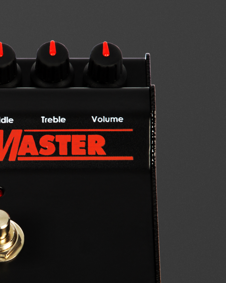 The Drivemaster pedal unleashes your guitar's true potential 
