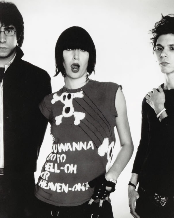 New York art-rockers Yeah Yeah Yeahs pose for a photo.