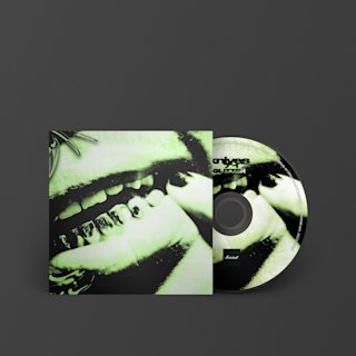 The cover facing image of the record album 'Glitter' by Knives