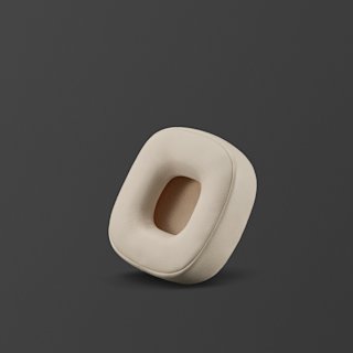 Front facing of the Milton A.N.C. Ear Cushions in Cream