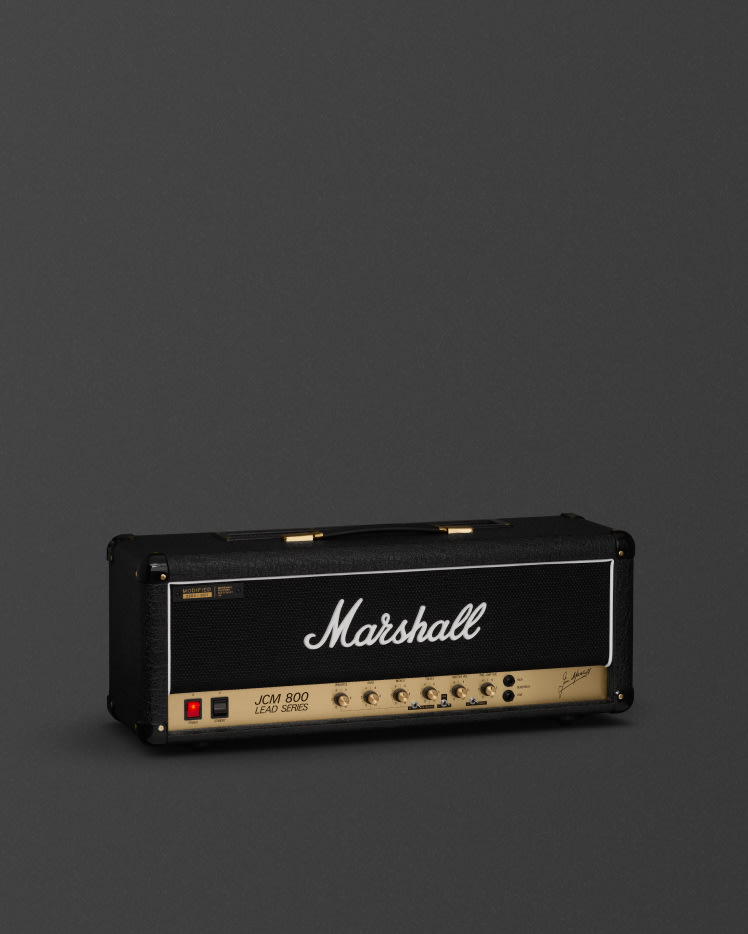 Slightly angled image of the JCM800 Modified awarded the best Amp launched at NAMM