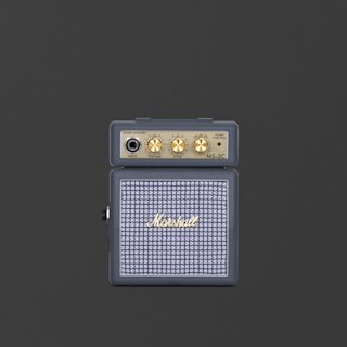 A samll micro-amp in a dark grey color.