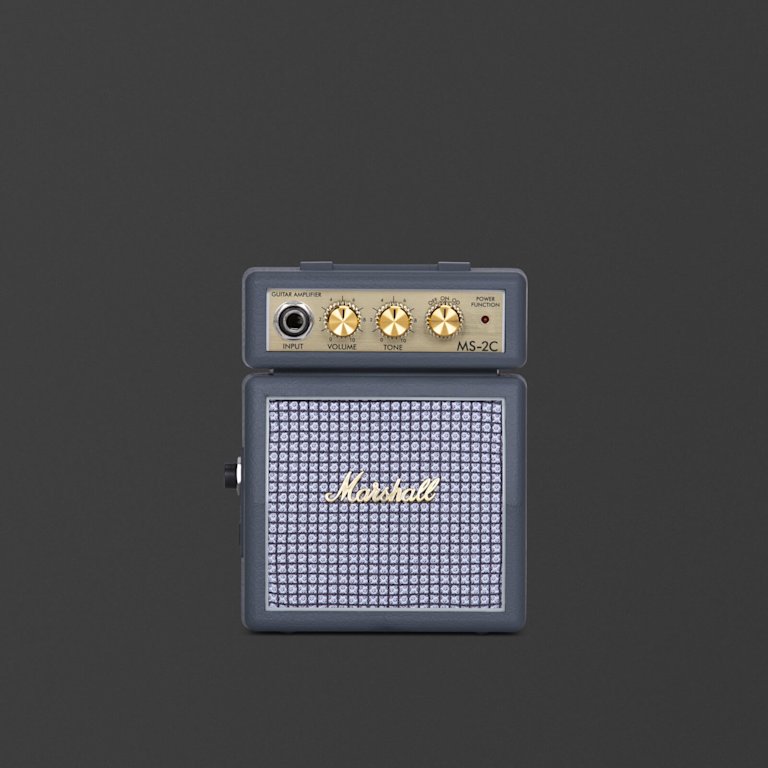 A micro-amp in a dark grey color.