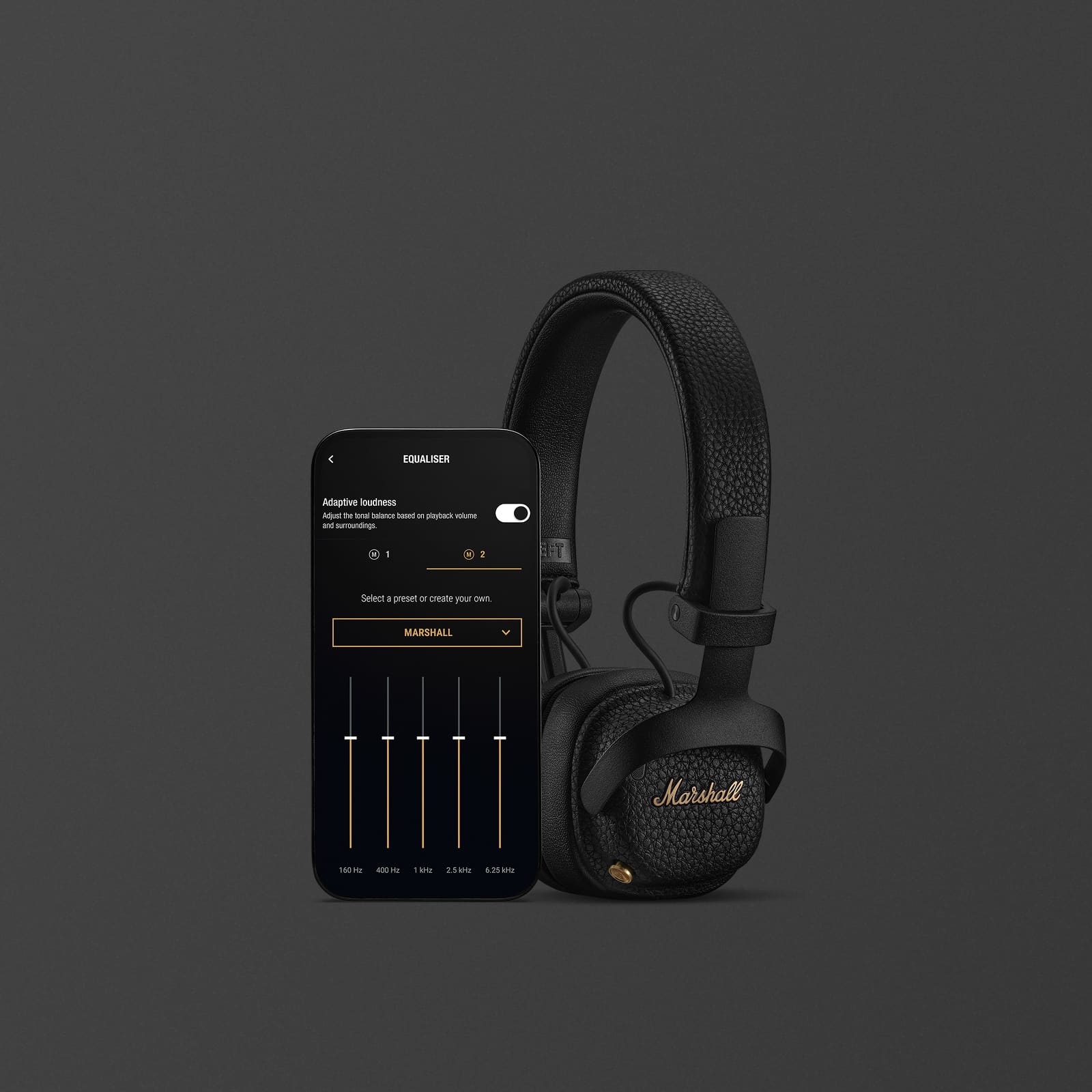 Marshall Milton A.N.C. Headphones, цвет: Чёрный — фото 7