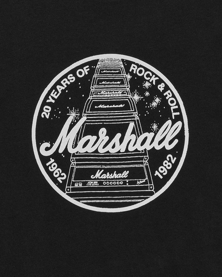 The Heritage Reissue ‘20 Years’ T-shirt front print closeup