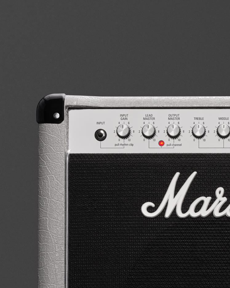 Marshall 2525C upper left corner zoomed in