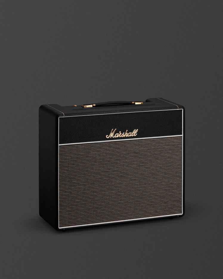 Marshall 1974X Handwired Combo - black and gold handwired combo.