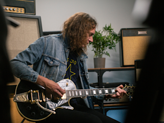 Dan Hawkins playing a Studio JTM