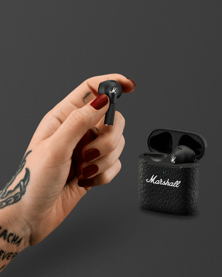 Minor III Black - Earbuds | Marshall.com