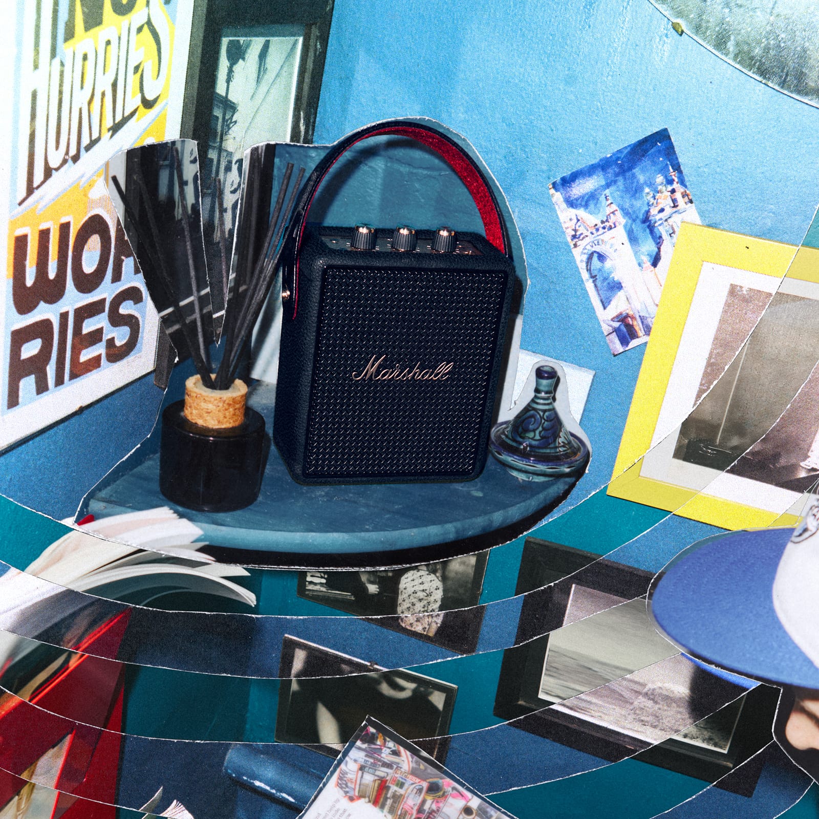Marshall Stockwell III Portable Speaker, цвет: Чёрный / Золотой — фото 8