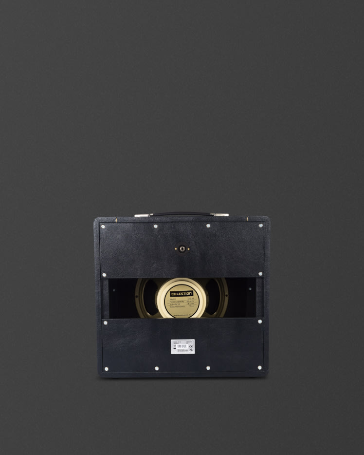 Image of the back of the Marshall ST112 cabinet.