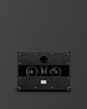 Back panel layout of the JVM 2x12 Cabinet on the Support Articles page.