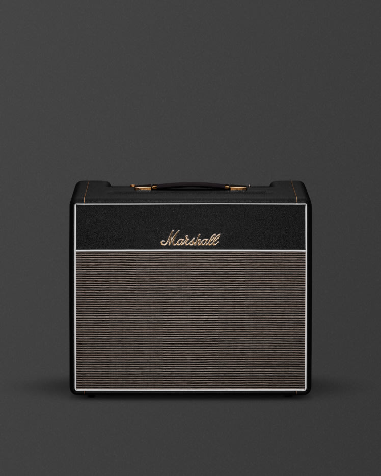 Marshall's 1974X handwired combo in black and gold.