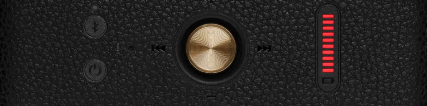 EMBERTON III 三代智能揚聲器黑金- Marshall台灣官方網站