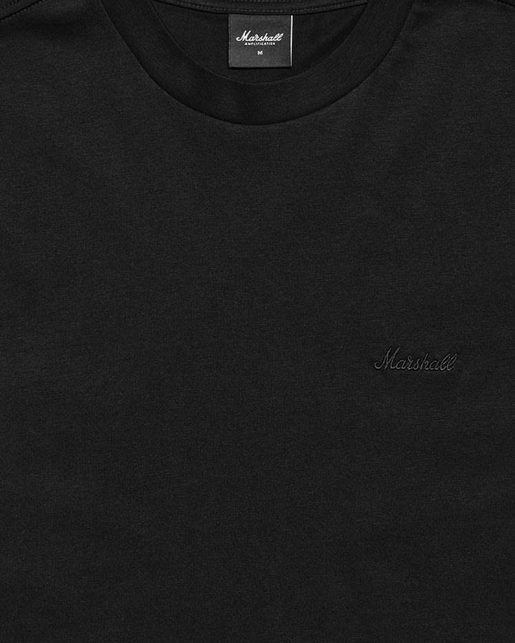 The Marshall Standard Issue T-shirt black closeup front