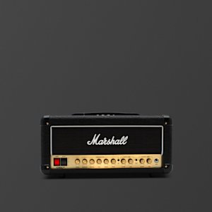 Front facing image of the Marshall DSL20 Head amp.