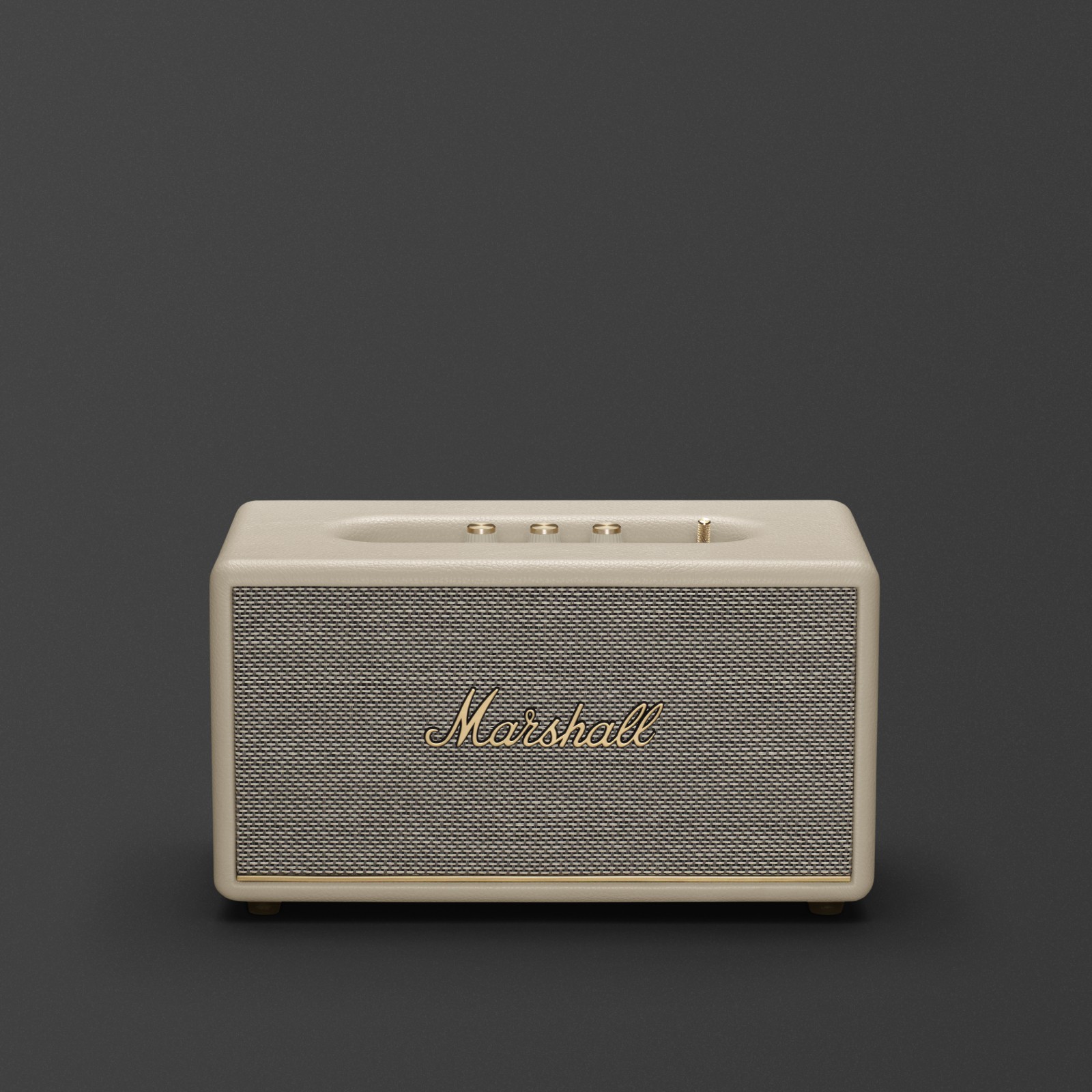 Front face image of Marshall Stanmore III cream Speaker