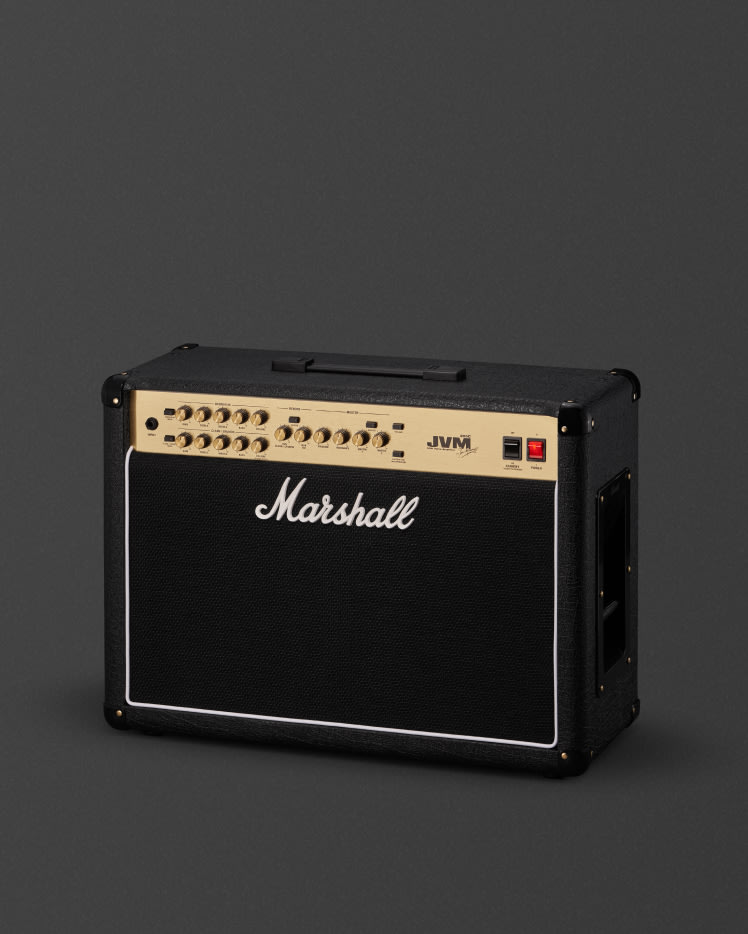 Marshall JVM205C from the right on grey background
