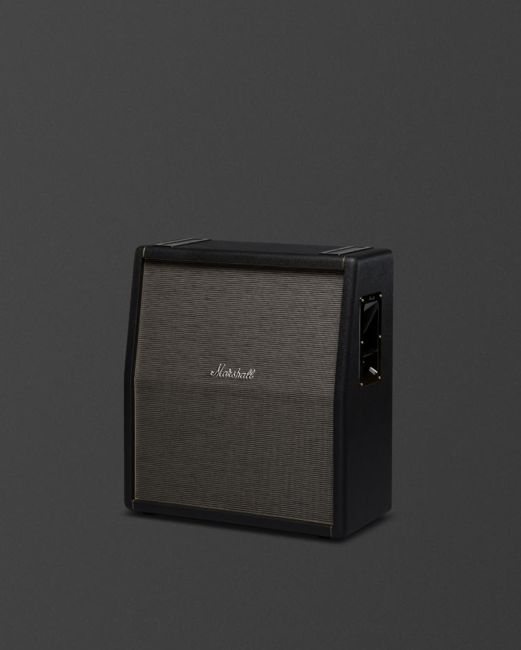 Caja negra Marshall 1960TV con un traste vintage.