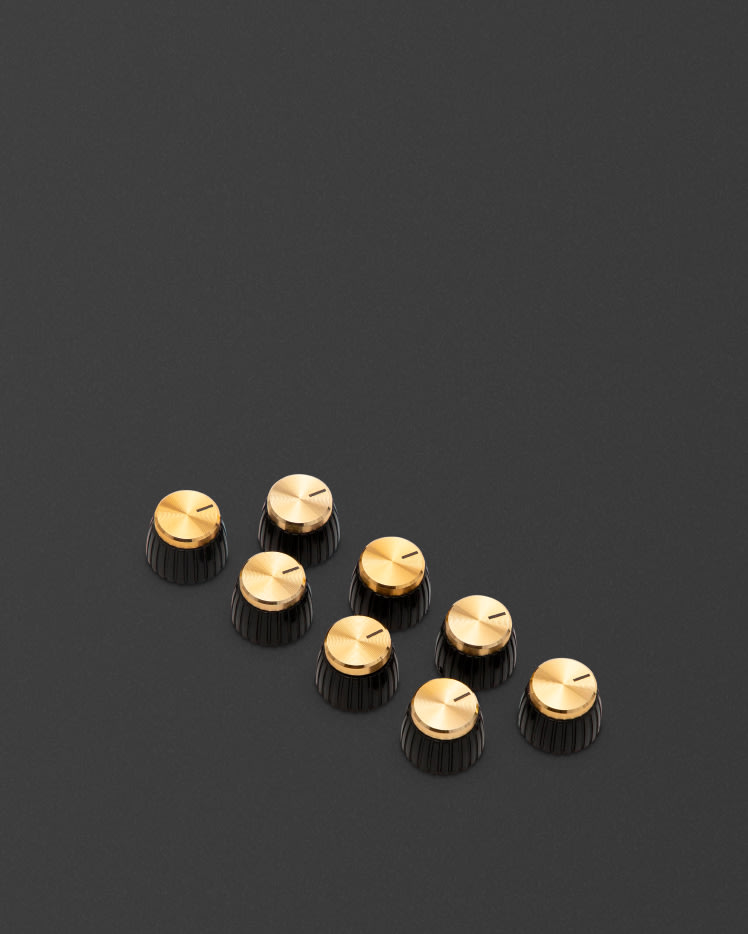 Pack de 8x botones dorados para Cabezales