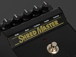 The Marshall Shredmaster Vintage Reissue Pedal offers a versatile platform with its fully adjustable tone control.