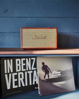 An orange Stanmore on the shelf