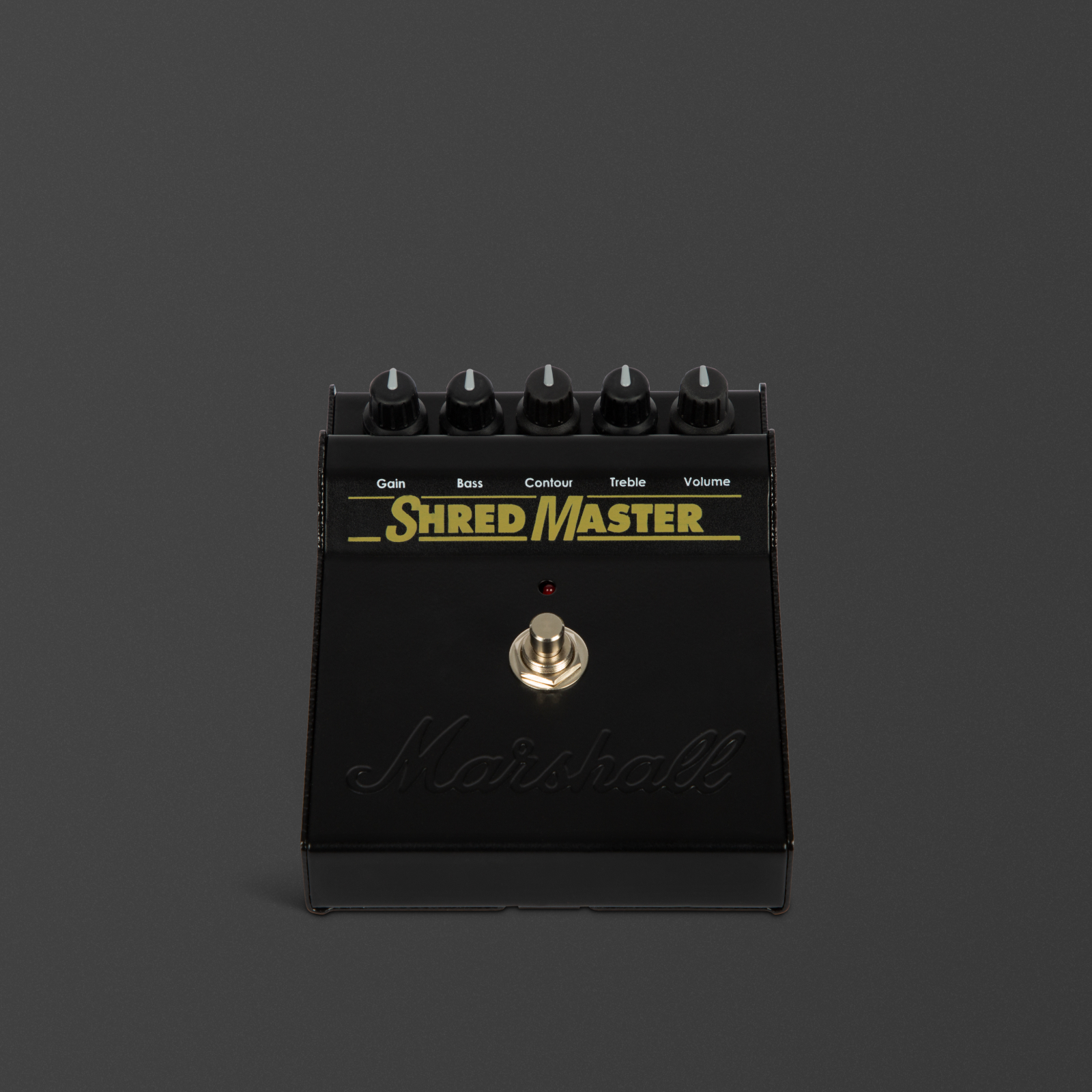 Black Shredmaster Effektpedal, um den kultigen Sound des Originals nachzubilden.