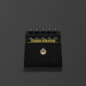 Pedal de efectos Black Shredmaster para recrear el icónico sonido del original.
