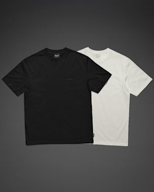 Two Standard Issue T-Shirts: Black Front, White Back