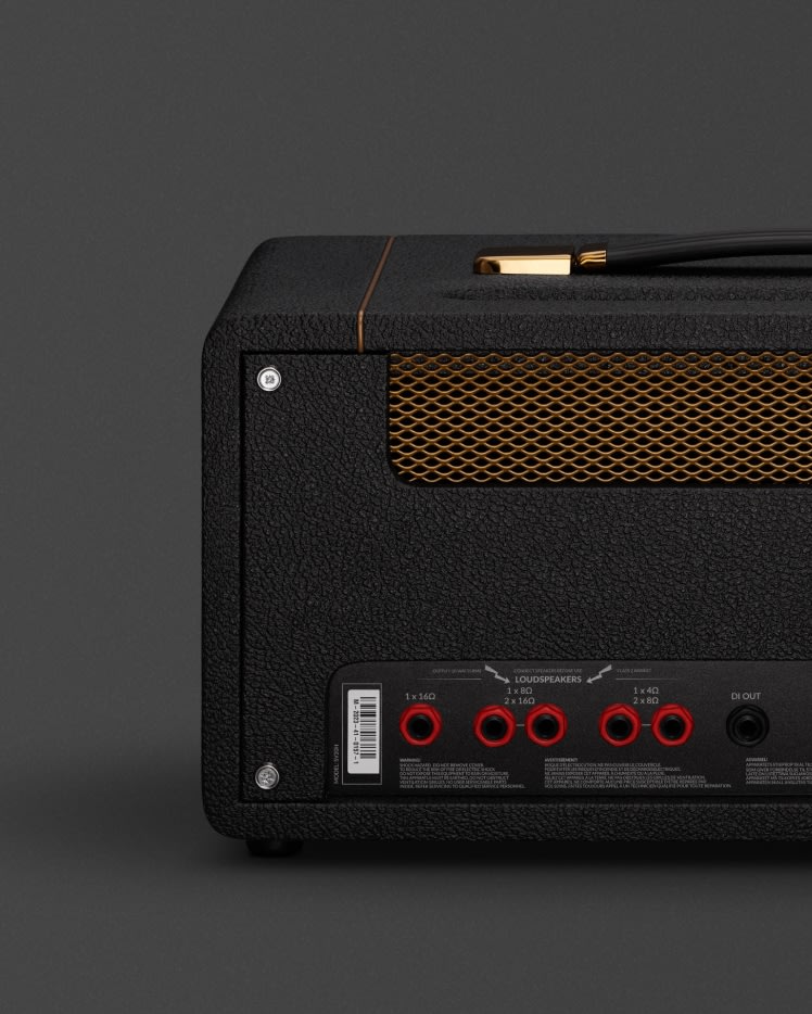 Back of Marshall's Studio Vintage Head