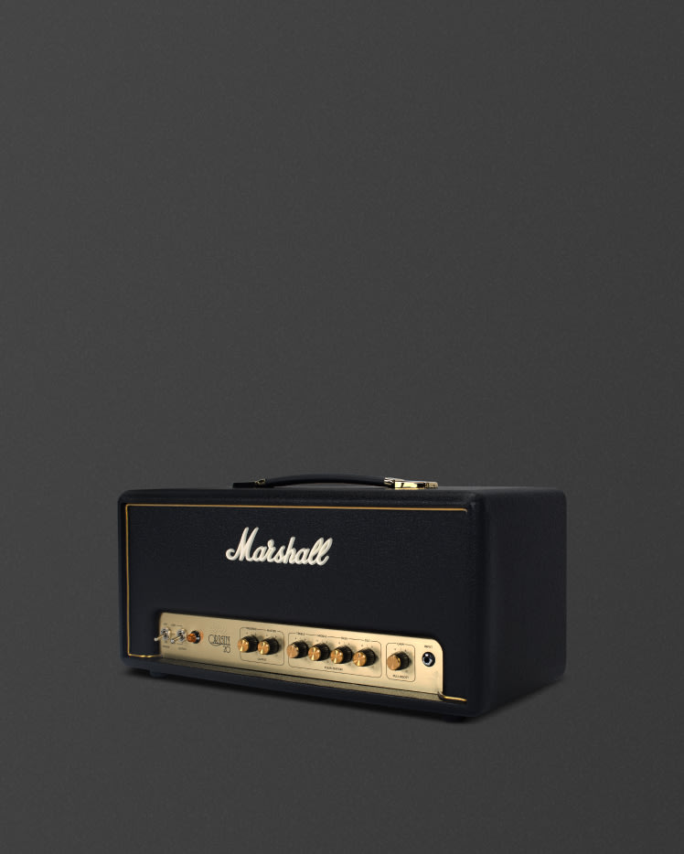 Rechte Seitenansicht des Marshall Origin20 Head