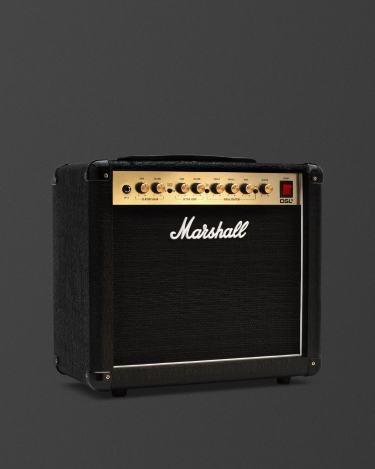 Left side view of the Marshall DSL5 Combo.
