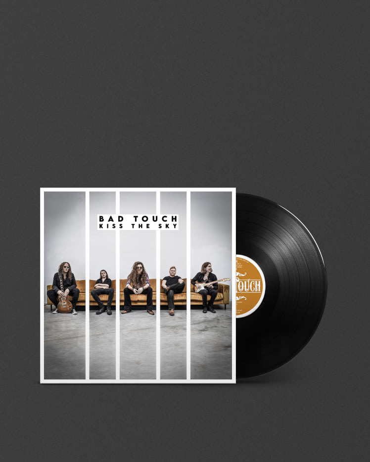 'Kiss the Sky' vinyl by 'Bad Touch'