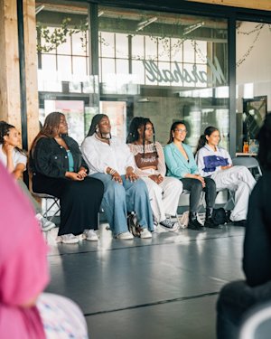 People from Roots Berlin sitting together