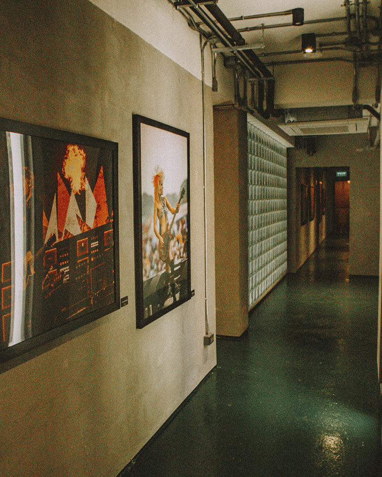 The corridor of the Marshall Livehouse Bangkok