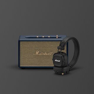 Image carrée d'Acton III Midnight Blue et de Major IV Black