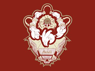 A rabbit illustration for lunar new years from Marshall.