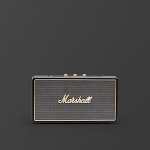 Stockwell Black Speaker front view.