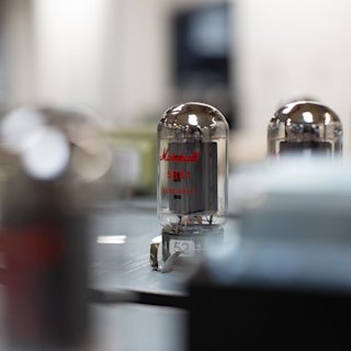 A Marshall amplifier valve