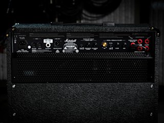 The Marshall JVM215 Combo amplifier from the back.