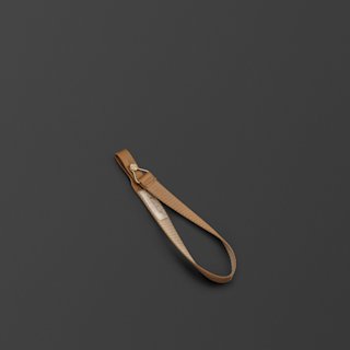 Emberton III strap in brown flat with gray background