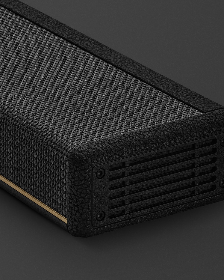 Heston 60 Black - 没入型TVサウンドバー | Marshall.com