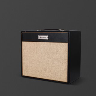 A black and beige Marshall Studio JTM Combo guitar amplifier with a handle on top, set against a plain dark background.