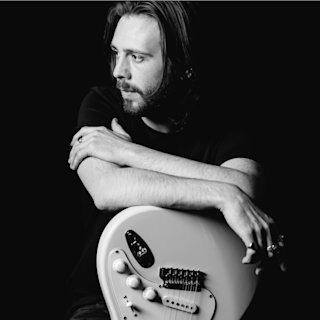 Laurence Jones in a Black and White photo